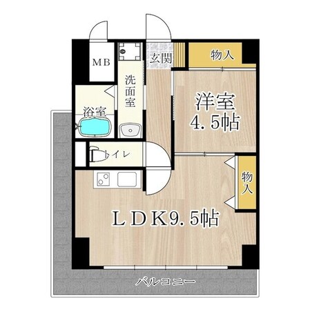 サムティ新大阪WESTの物件間取画像